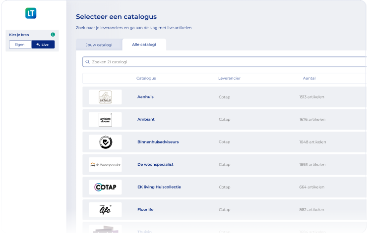Live Artikelen screenshot 1