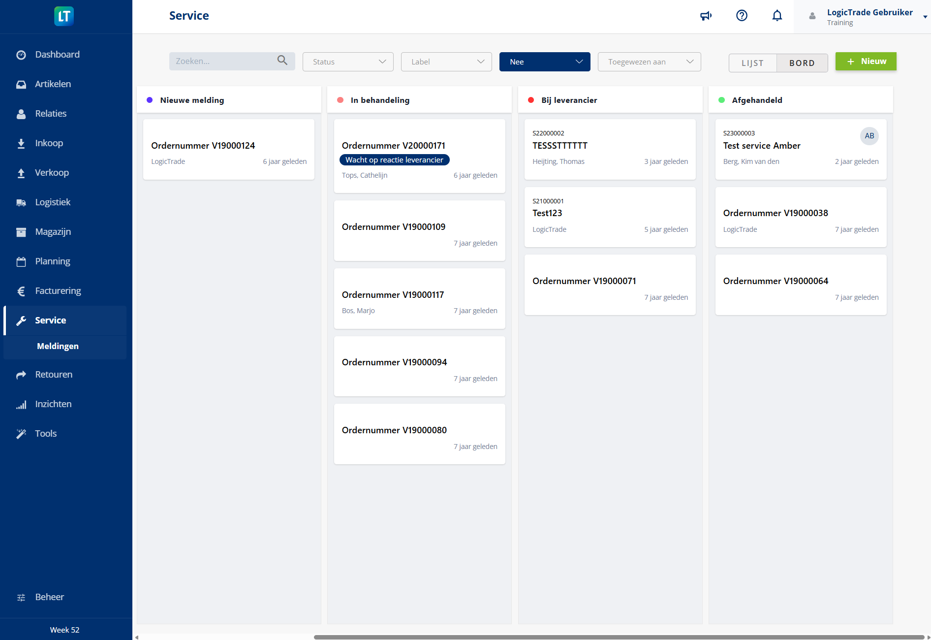Servicebeheer screenshot 1