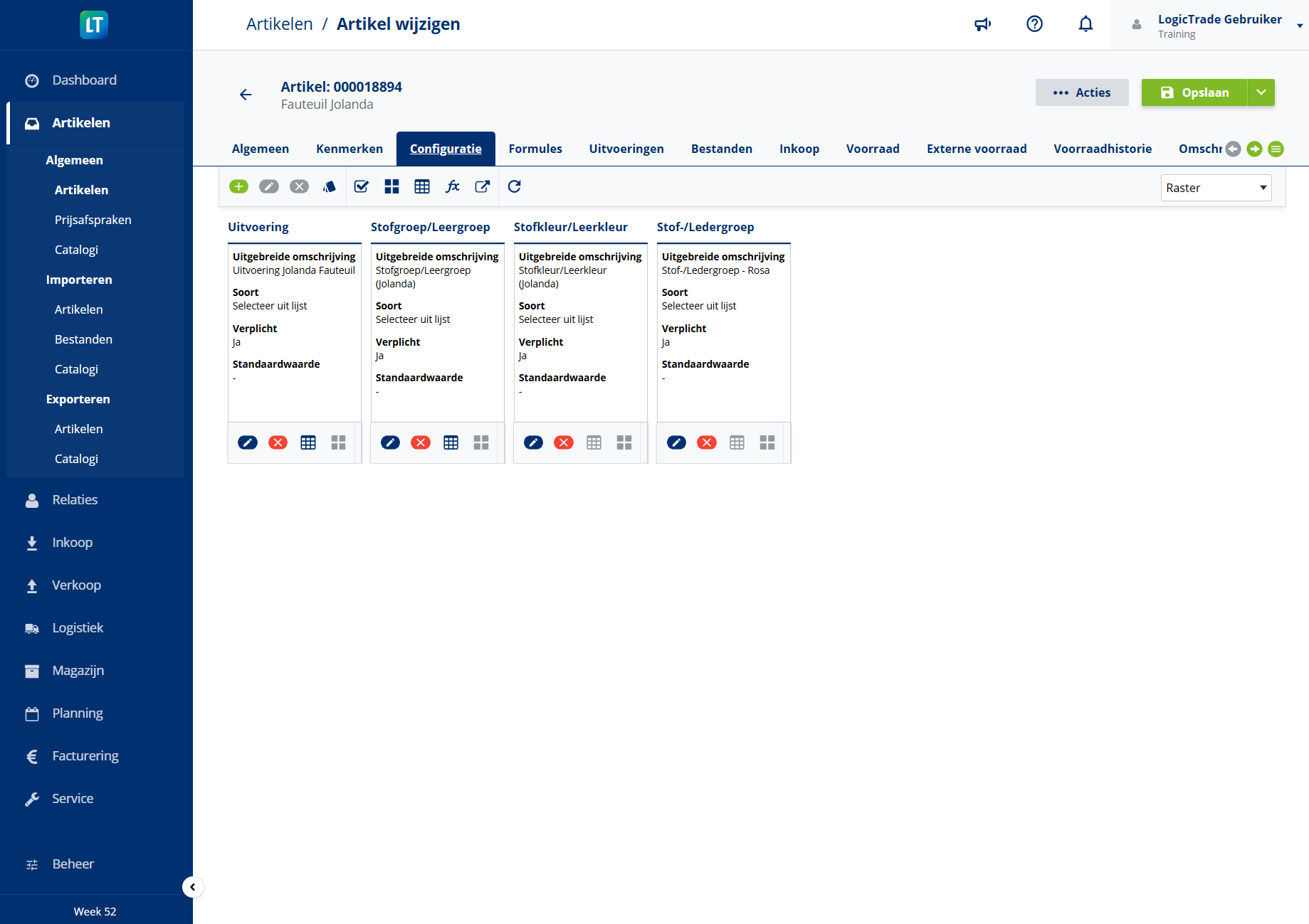 Productconfigurator screenshot 1