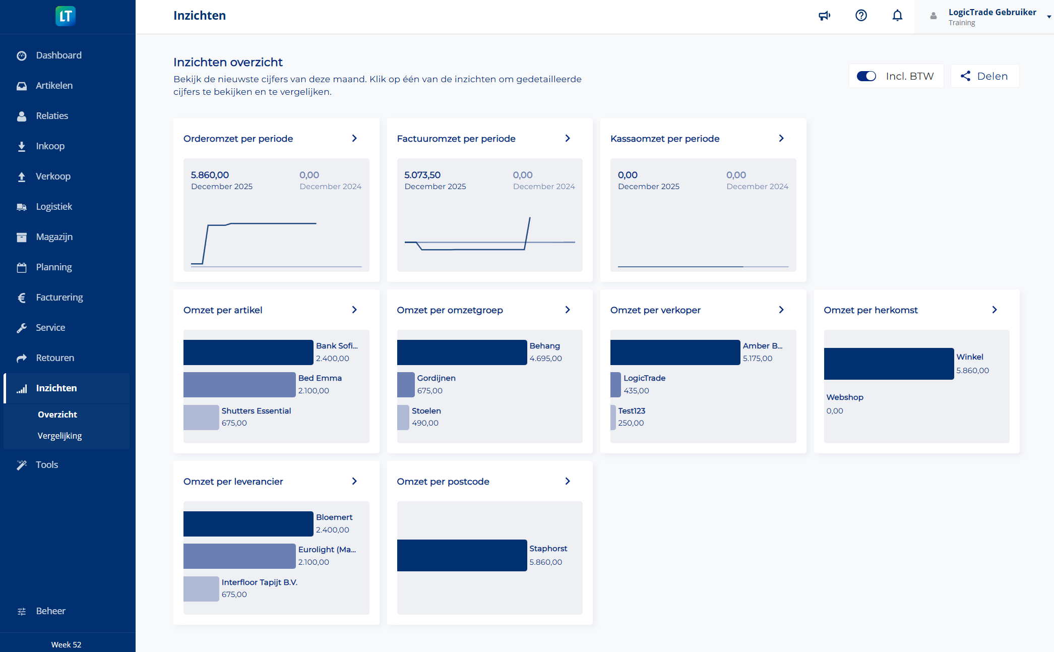 Inzichten screenshot 1