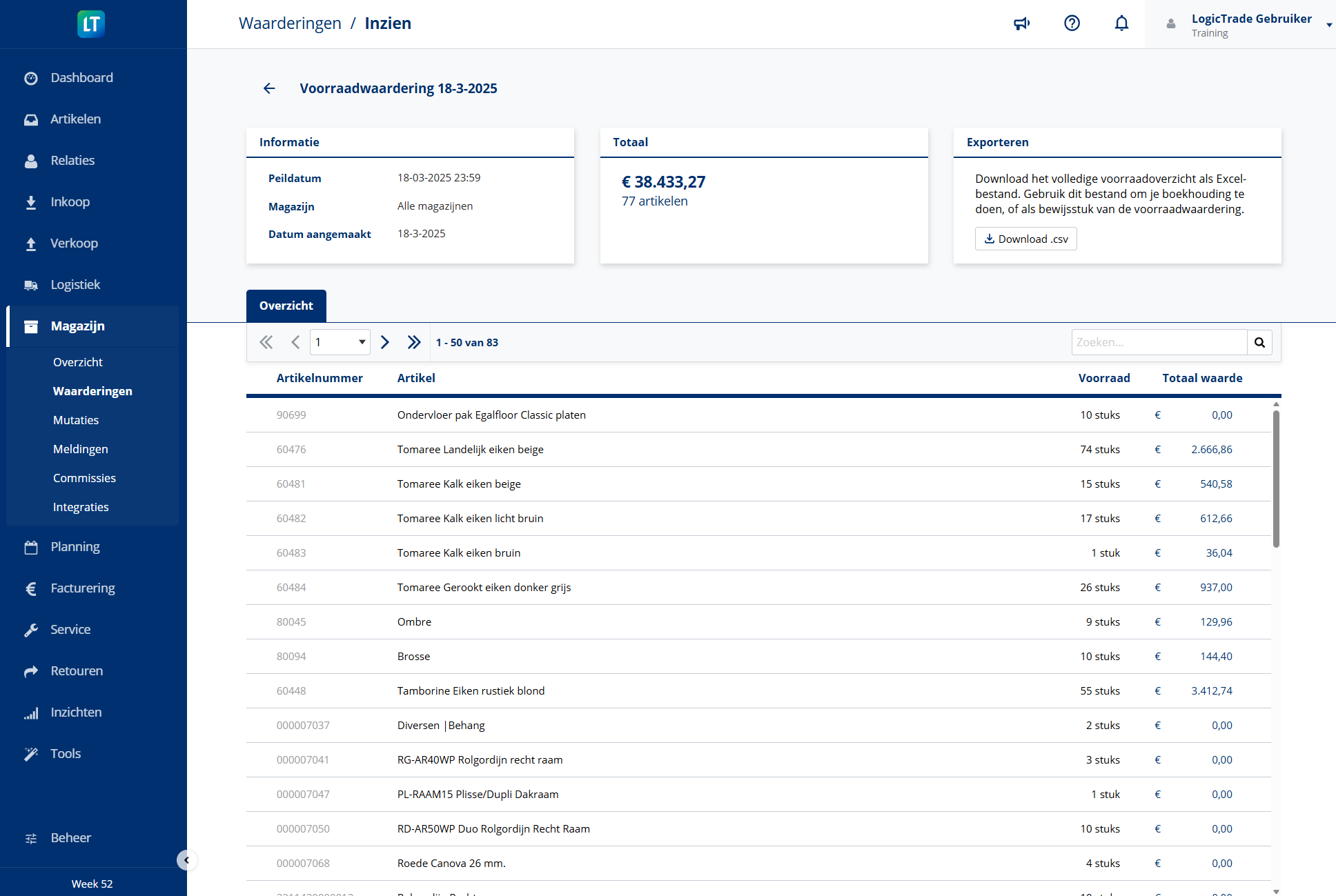Voorraadbeheer screenshot 1